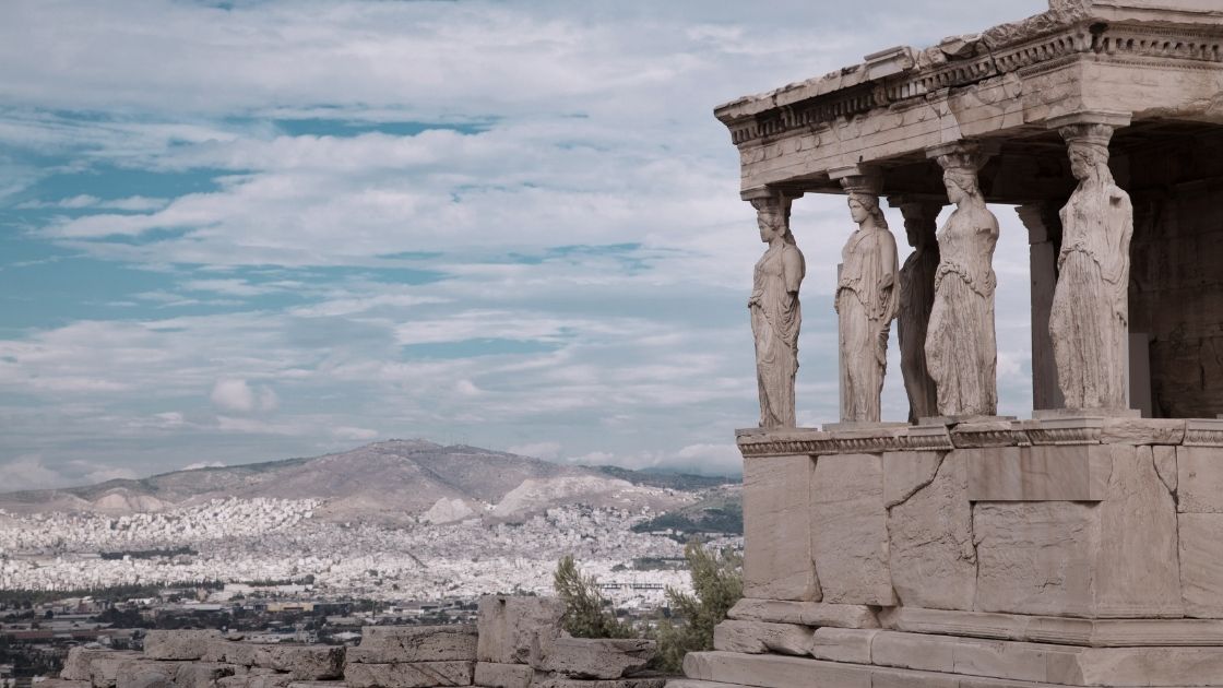 Classical Method Education featuring Erechtheion or Temple of Athena Polias in Athens, Greece